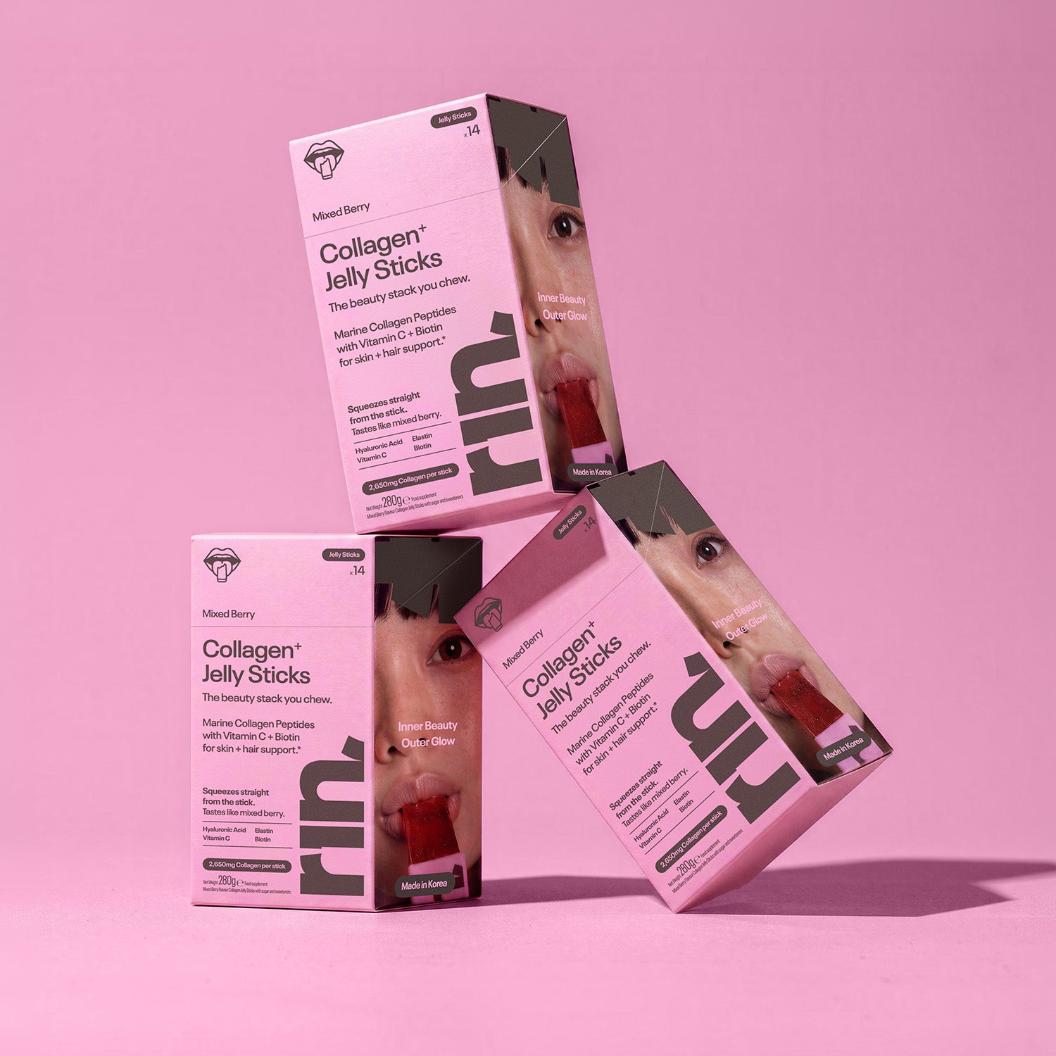 RIN | Korean Inner Beauty, Glow Strips & Collagen Jelly Sticks